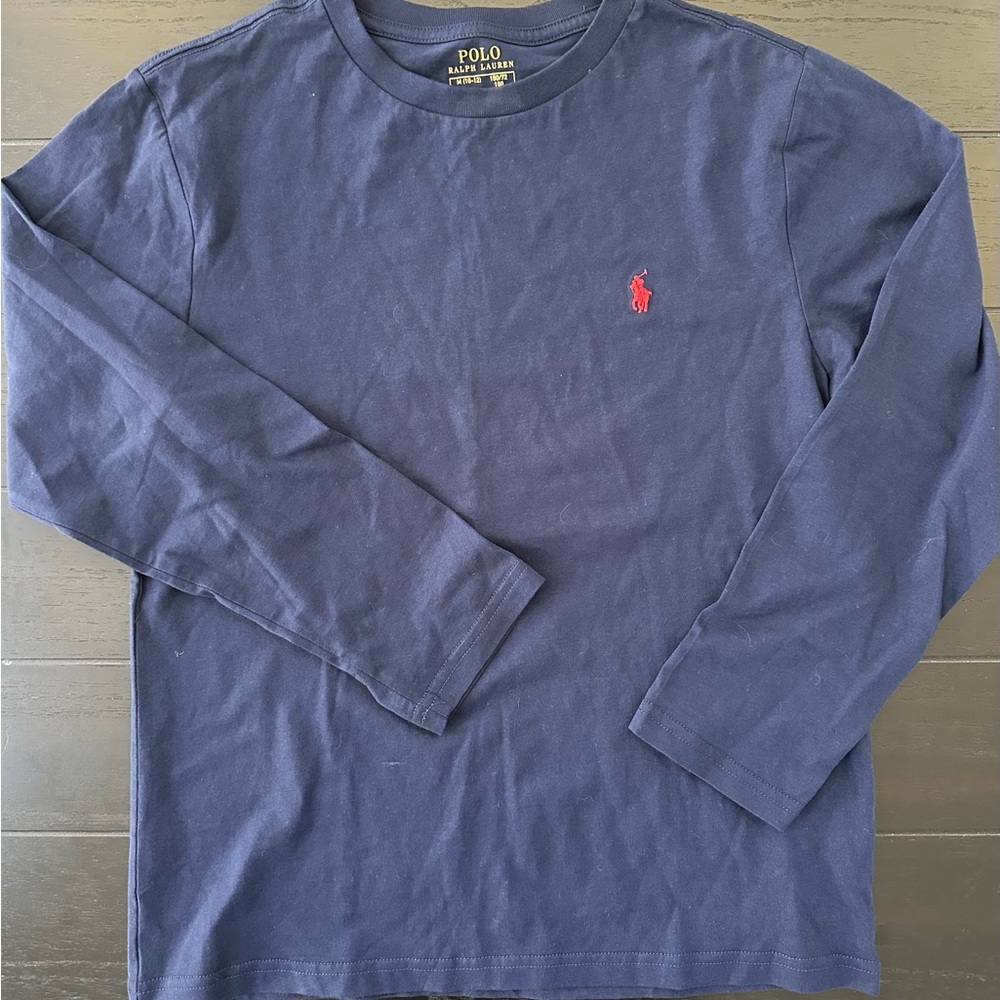 Polo by Ralph Lauren Boy’s Navy Blue Shirt. Youth Medium.